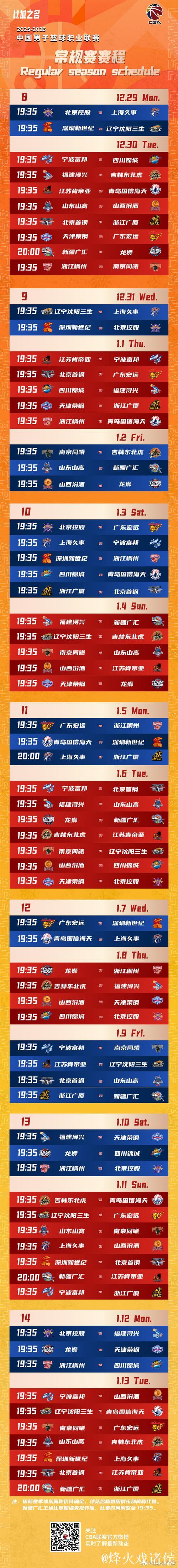 20251212 CBA新赛季即将揭幕 20251212 CBA新赛季即将揭幕